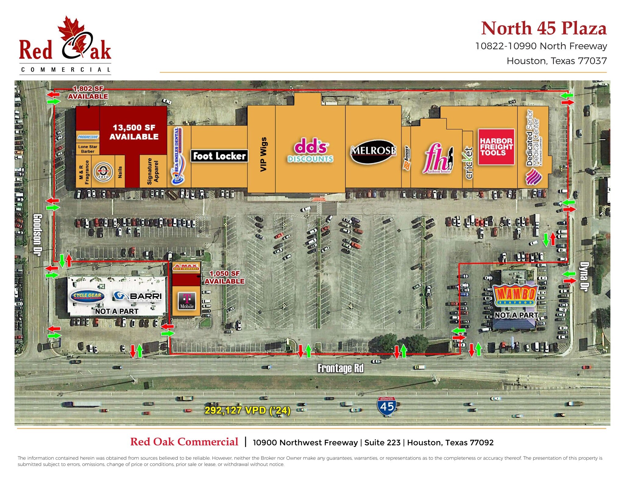 10822-10962 N I-45, Houston, TX for Rent