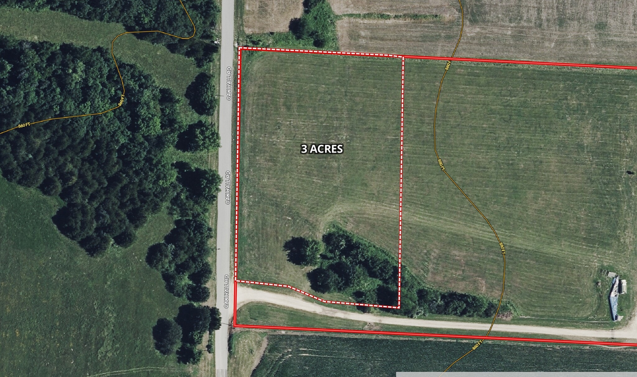 3 +/- Ac Oak Hall Rd, Jonesburg, MO for Sale