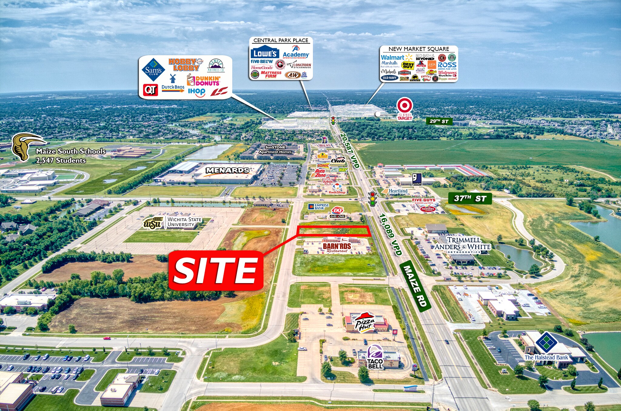 37th and Maize, Maize, KS for Rent
