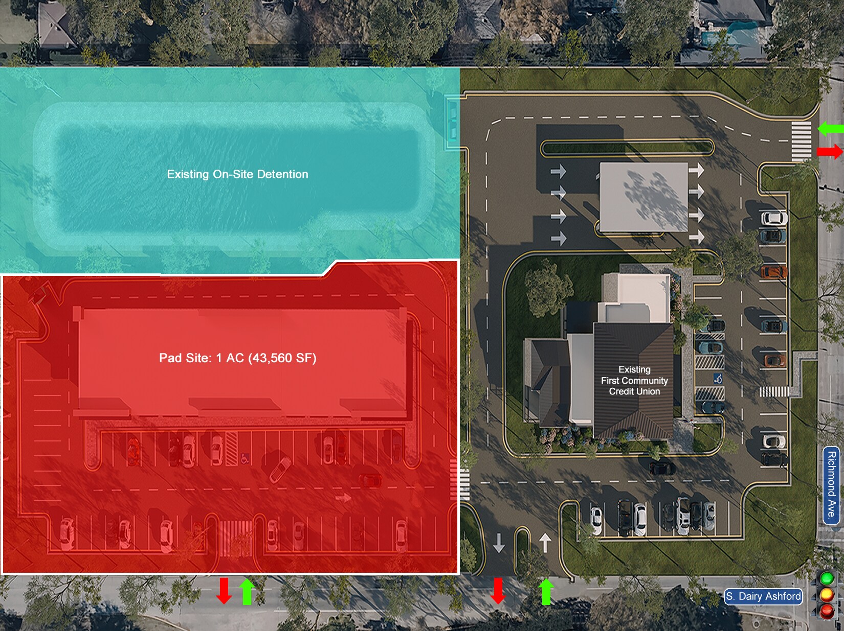 S Dairy Ashford Rd & Richmond Ave, Houston, TX for Sale