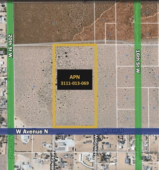 Palmdale, CA Commercial Land - West Avenue N