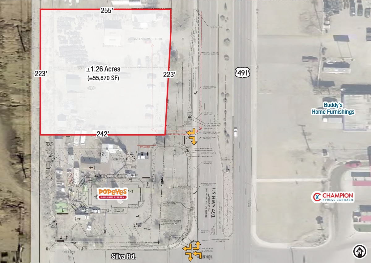 US Highway 491 J. Silva St Gallup, NM 87301 Land Property for Lease
