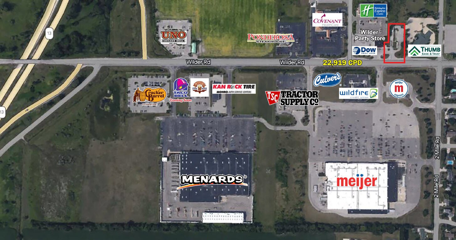 2963 E Wilder Rd Bay City, MI 48706 Land Property for Lease on