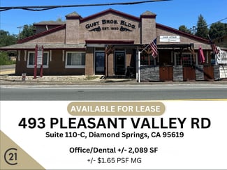 Diamond Springs, CA Office - 493 Pleasant Valley Rd