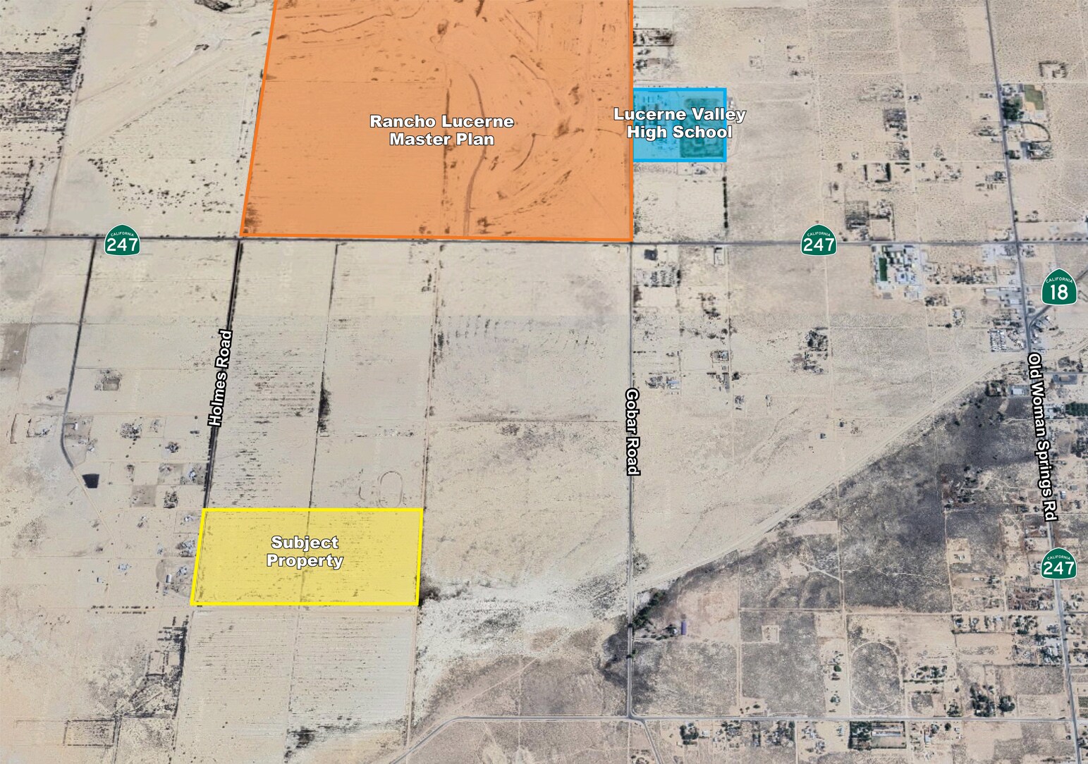 Holmes Road, Lucerne Valley, CA for Sale