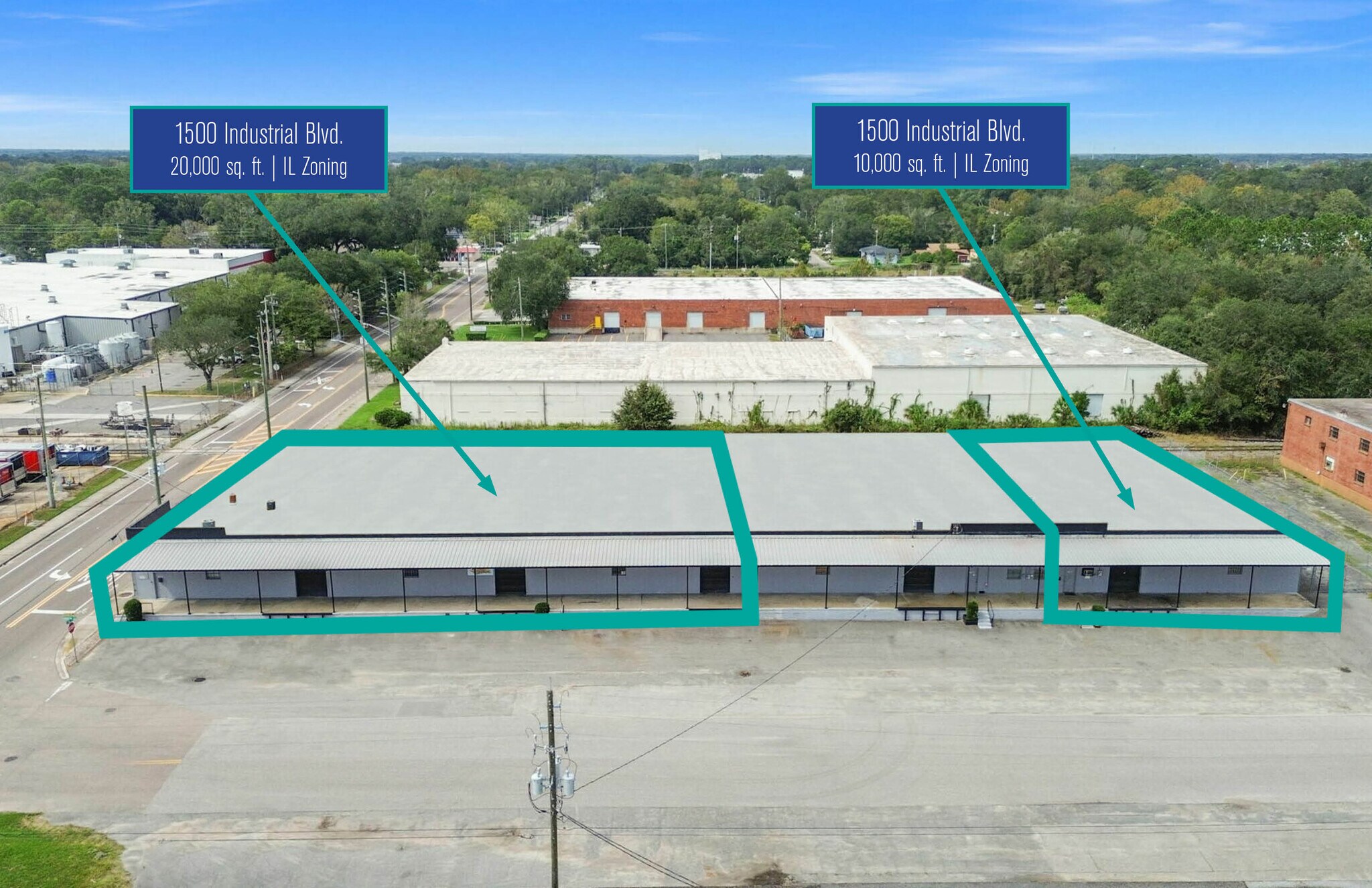 1500-1526 Industrial Blvd, Jacksonville, FL for Rent