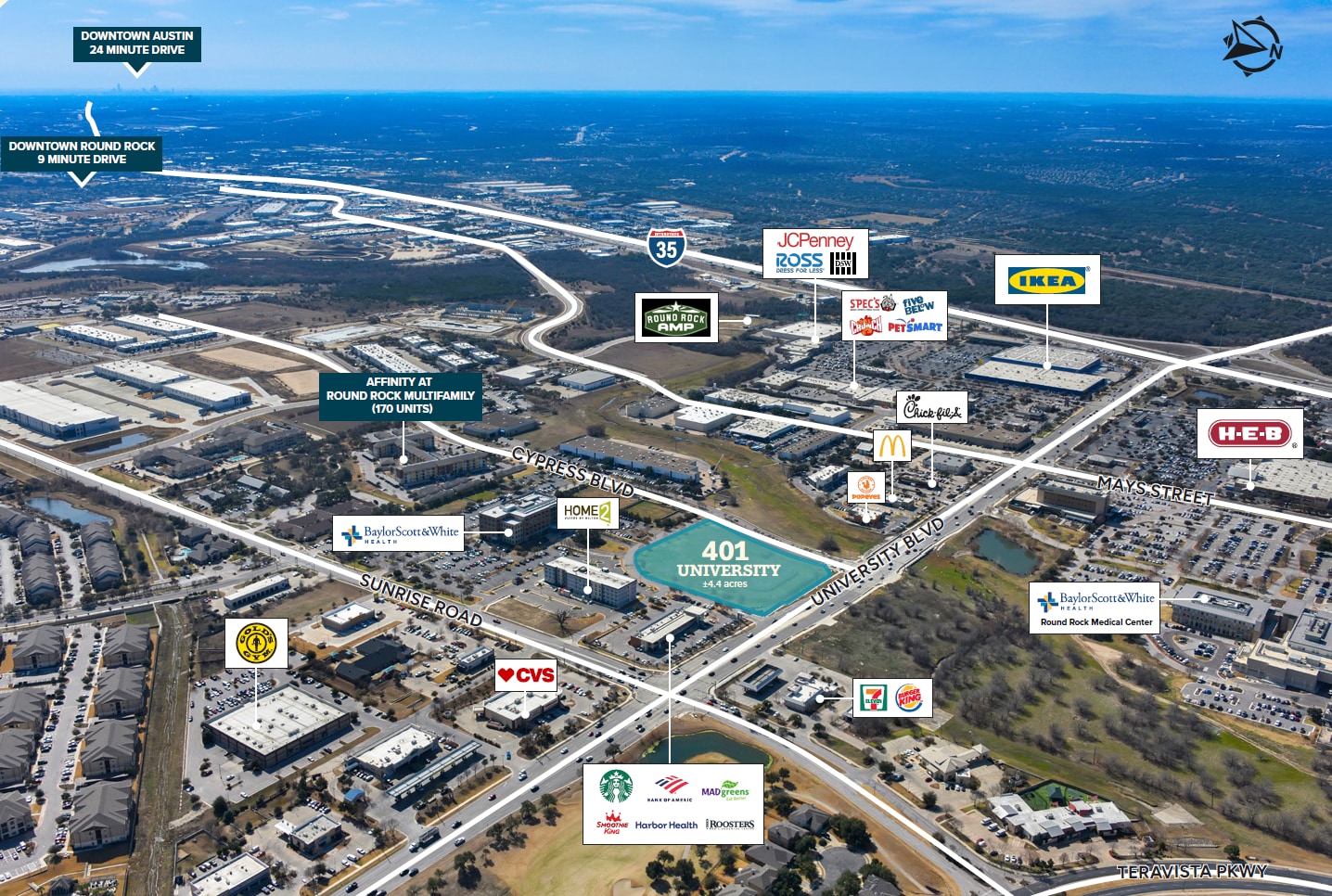 401 University Boulevard, Round Rock, TX for Sale