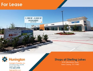 Iowa Colony, TX Retail - 3233 Meridiana Pky Iowa Colony, TX Retail - 3233 Meridiana Pky