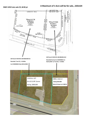 New Palestine, IN Commercial - US 52 & 600 W