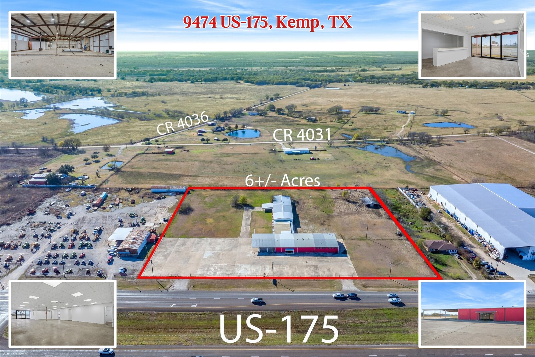 9474 US-175, Kemp, TX for Sale