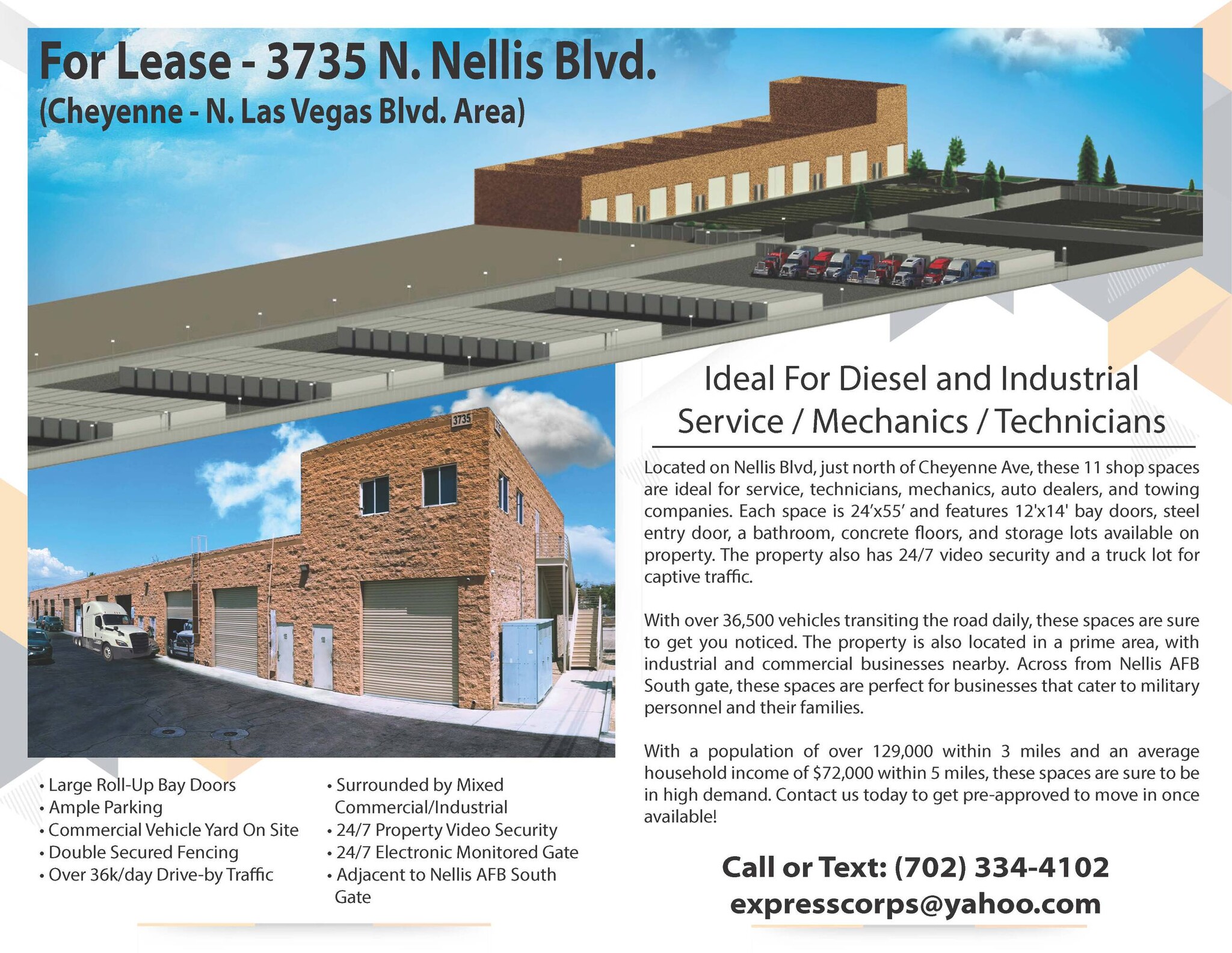 3735 N Nellis Blvd, Las Vegas, NV for Rent