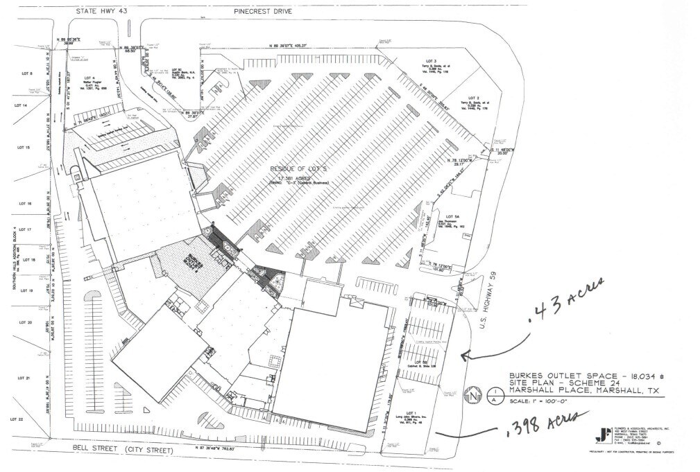 Pad Site Marshall Mall, Marshall, TX for Sale