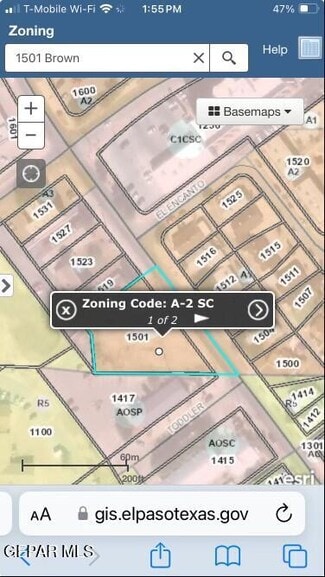 El Paso, TX Commercial Land - 1501 Brown St