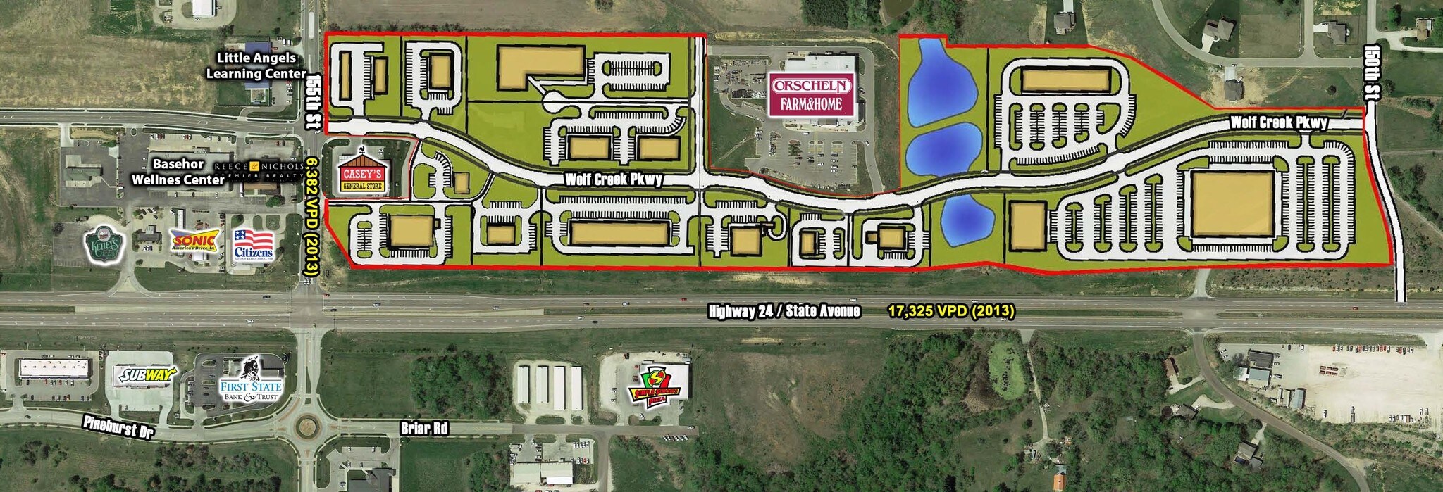 N 150th & 155th St, Basehor, KS for Sale
