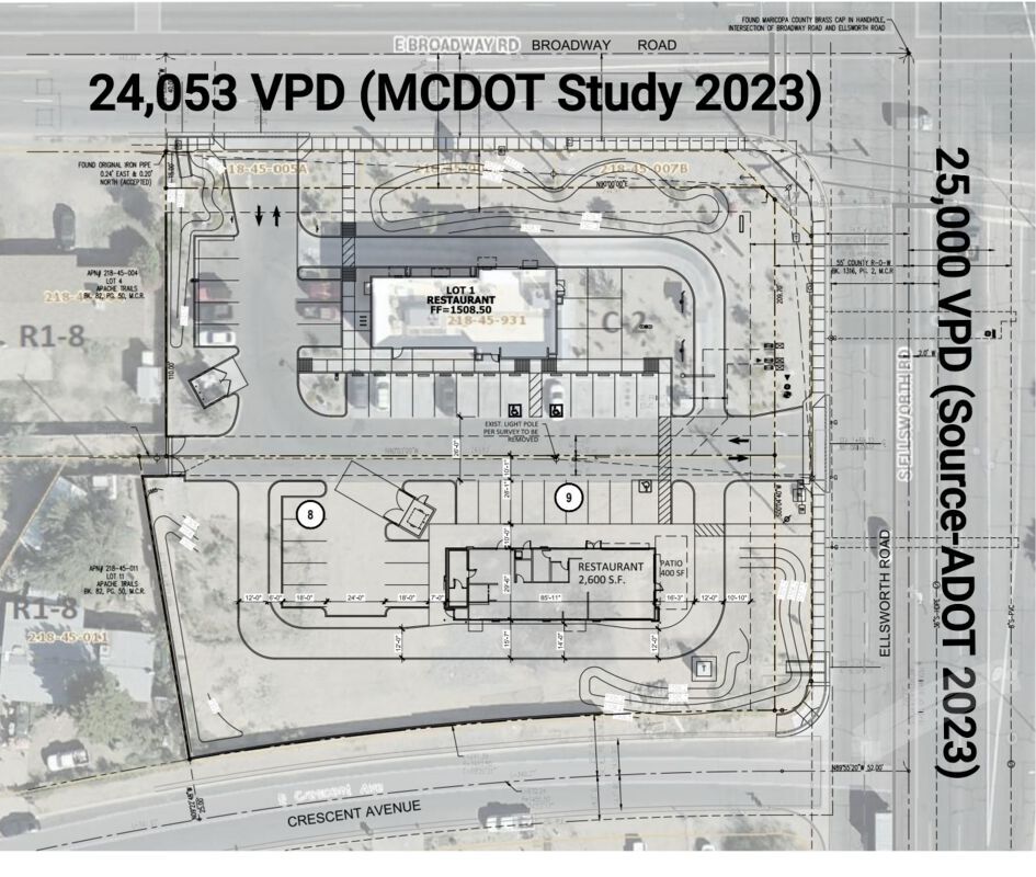 SWC Ellsworth & Broadway, Mesa, AZ for Rent
