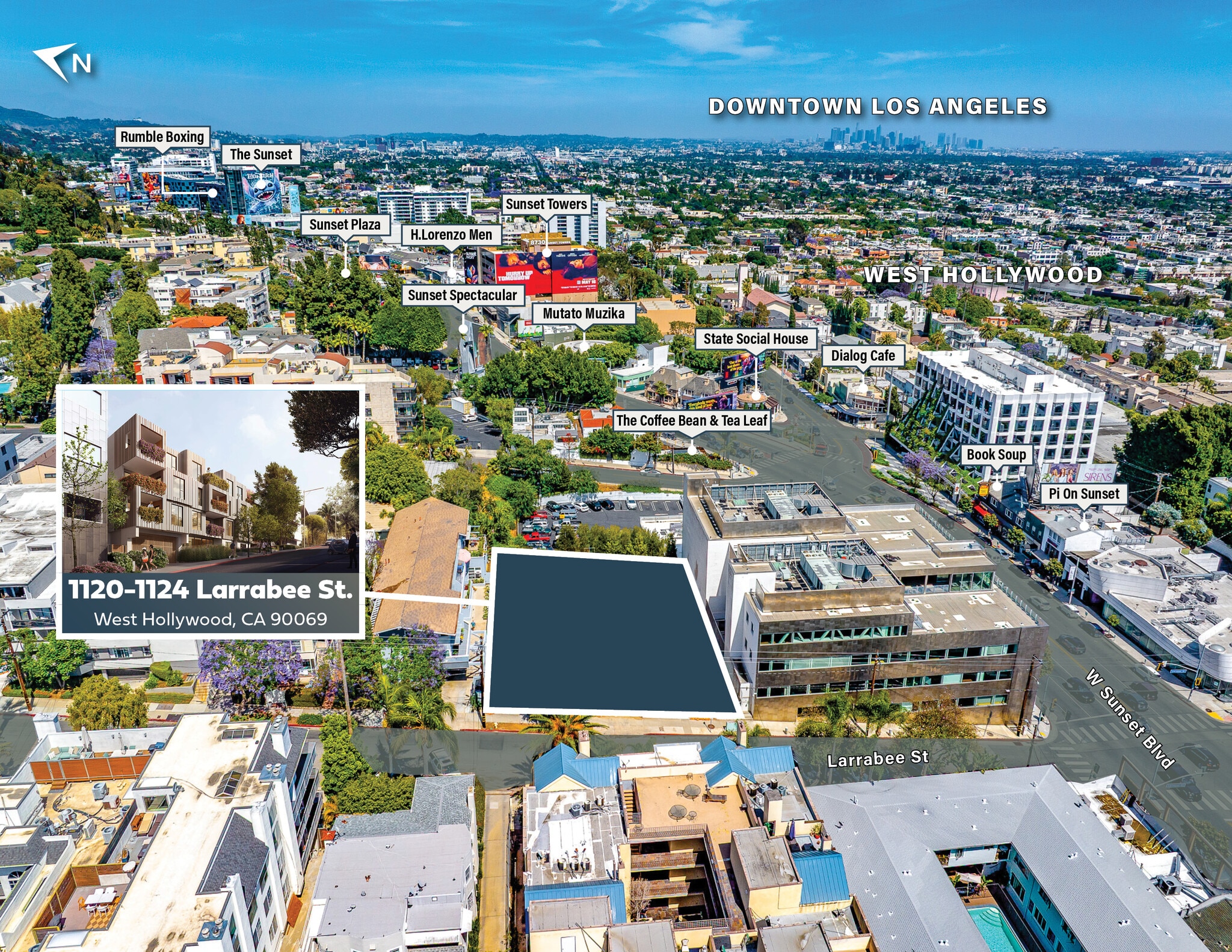 1124 Larrabee St, West Hollywood, CA for Sale