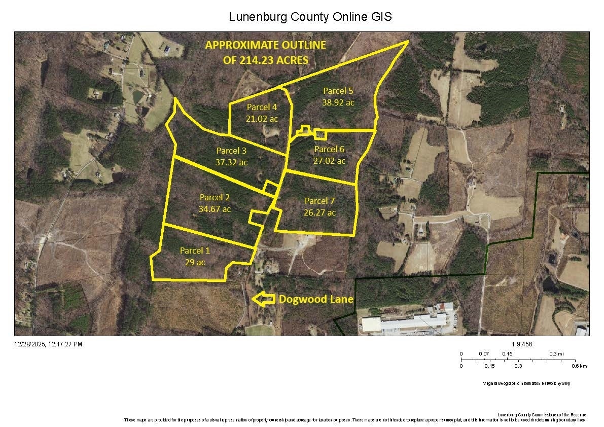 Dogwood Lane Ln @ K-V Road, Kenbridge, VA for Sale