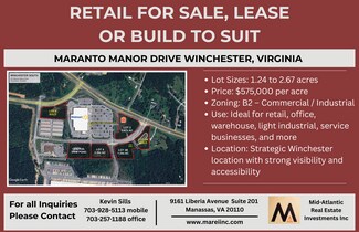 Winchester, VA Commercial - Maranto Manor Drive