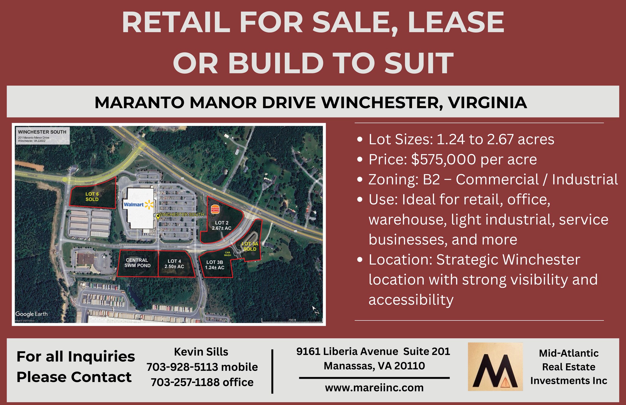 Maranto Manor Drive, Winchester, VA for Sale