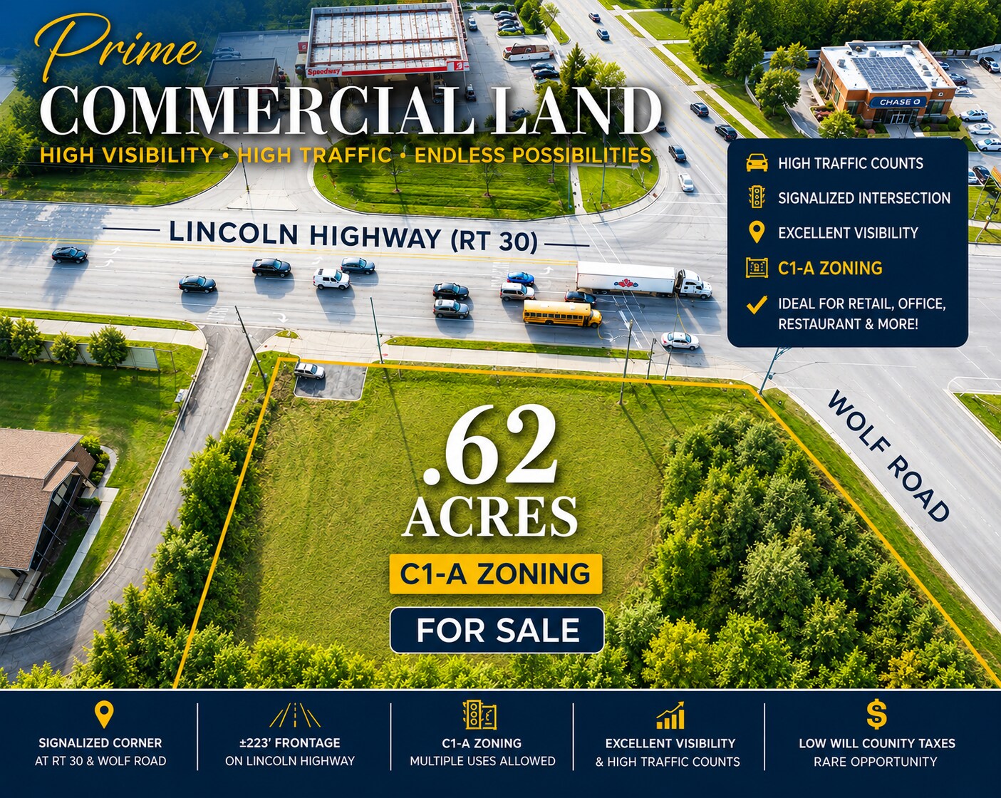 11140 Lincoln Hwy, Mokena, IL for Sale