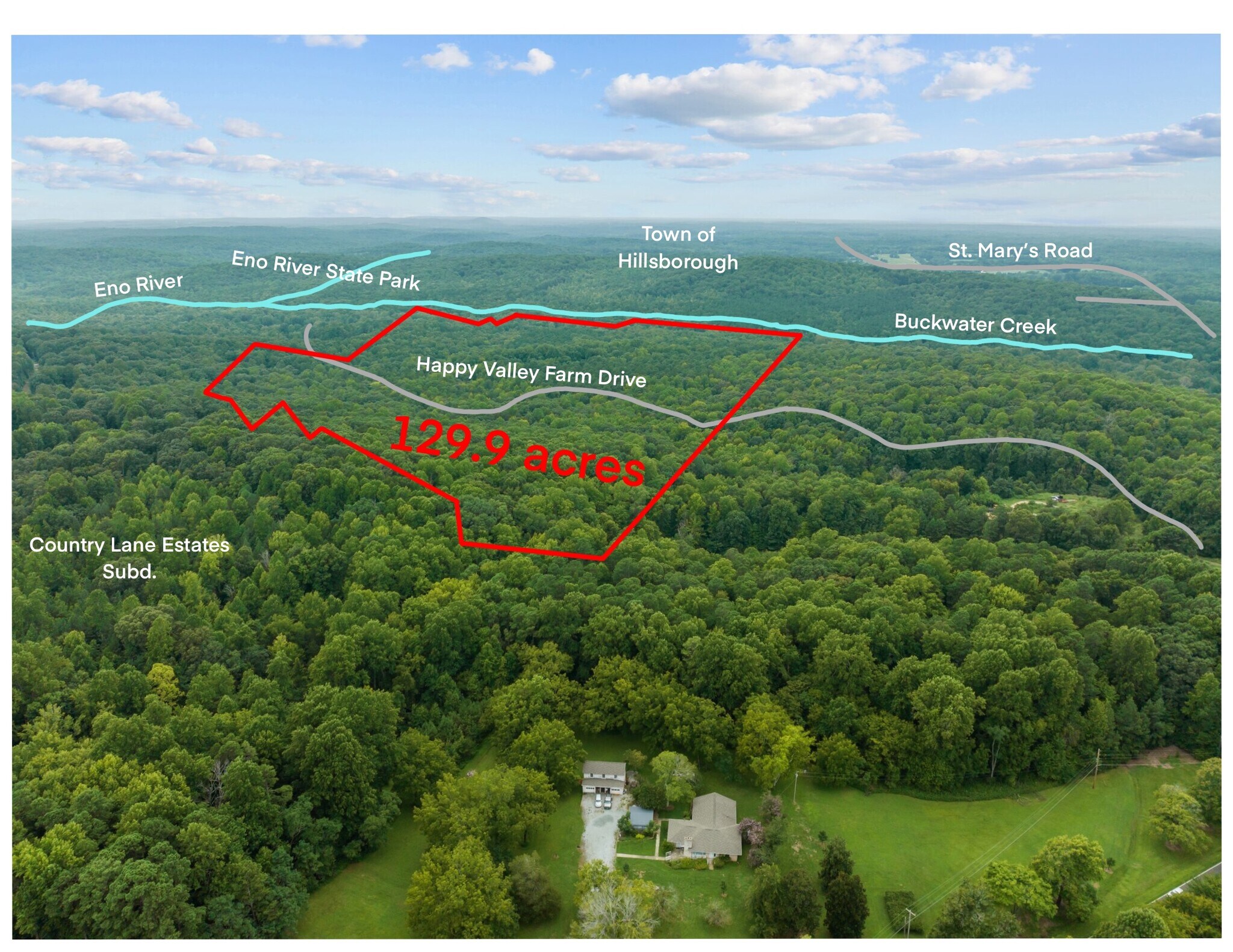 1400 Happy Valley Farm Dr, Hillsborough, NC for Sale
