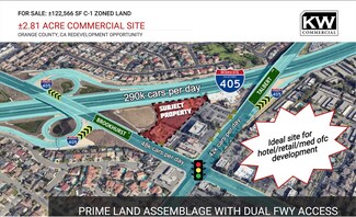 Fountain Valley, CA Commercial Land - Brookhurst St @ I-405