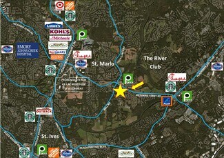 Johns Creek, GA Commercial Land - 7895 McGinnis Ferry Rd