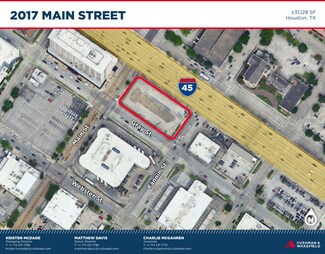 Houston, TX Commercial Land - 2017 Main St Houston, TX Commercial Land - 2017 Main St