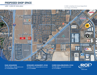 Las Vegas, NV Office, Retail - S SWC Jonathan Dr & Las Vegas Blvd
