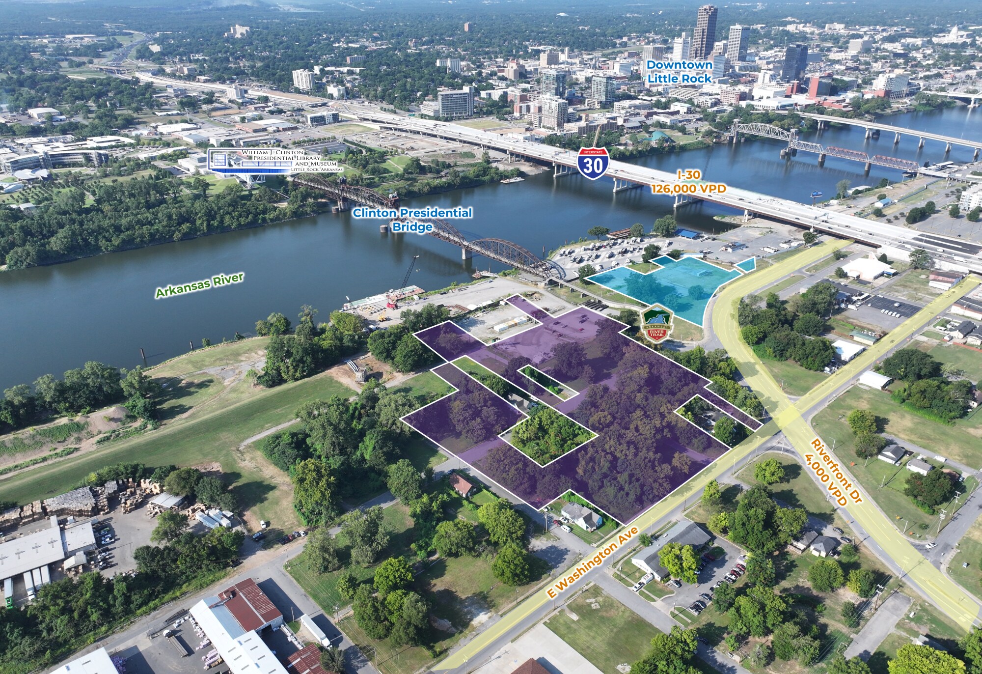 Washington Ave & Riverfront Dr, North Little Rock, AR for Sale