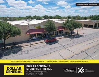 Ballinger, TX Storefront - 813 Hutchins Ave
