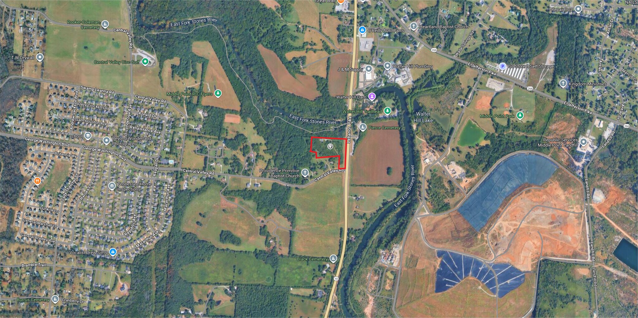 543 Central Valley Rd, Murfreesboro, TN for Sale