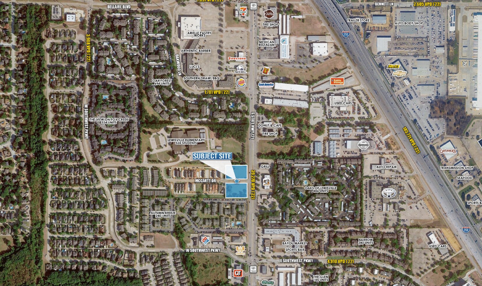 SH 121 & McCartt Dr, Lewisville, TX for Sale