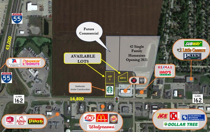 Edwardsville Rd @ Highway 162, Troy, IL for Sale