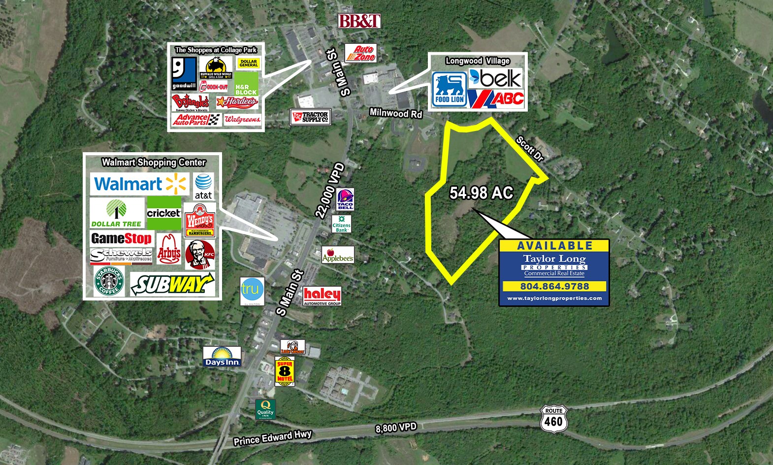 Milnwood Road & Scott Drive, Farmville, VA for Sale