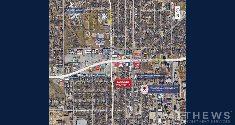 401-415 W University Dr, Denton, TX for Rent