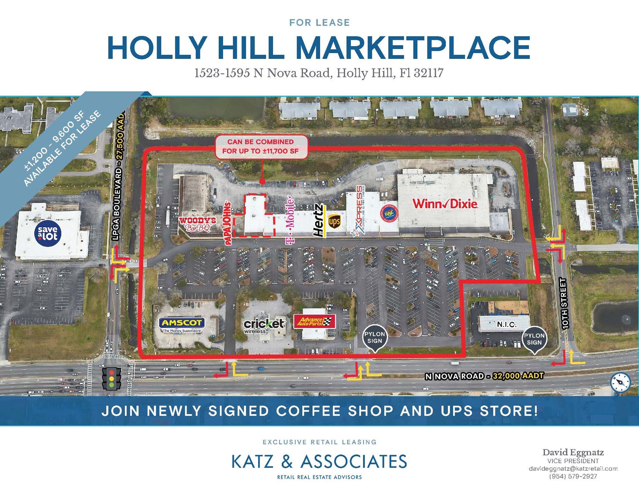 1523-1595 N Nova Rd, Holly Hill, FL for Rent
