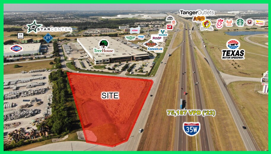I 35W @ Ashmore Lane, Northlake, TX for Sale