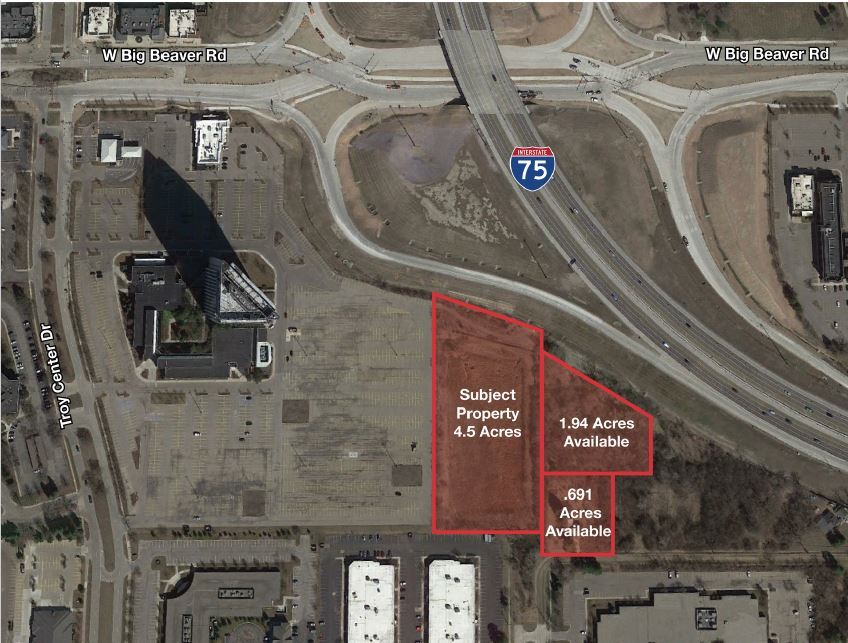 00 Big Beaver and I-75, Troy, MI for Sale