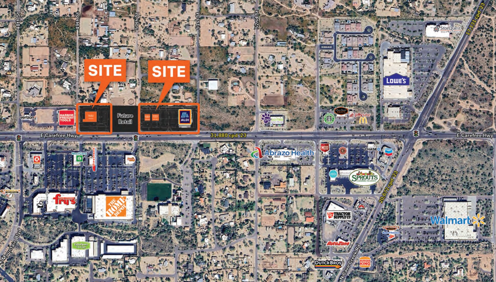 NEC 50th St & Carefree Hwy, Cave Creek, AZ for Rent