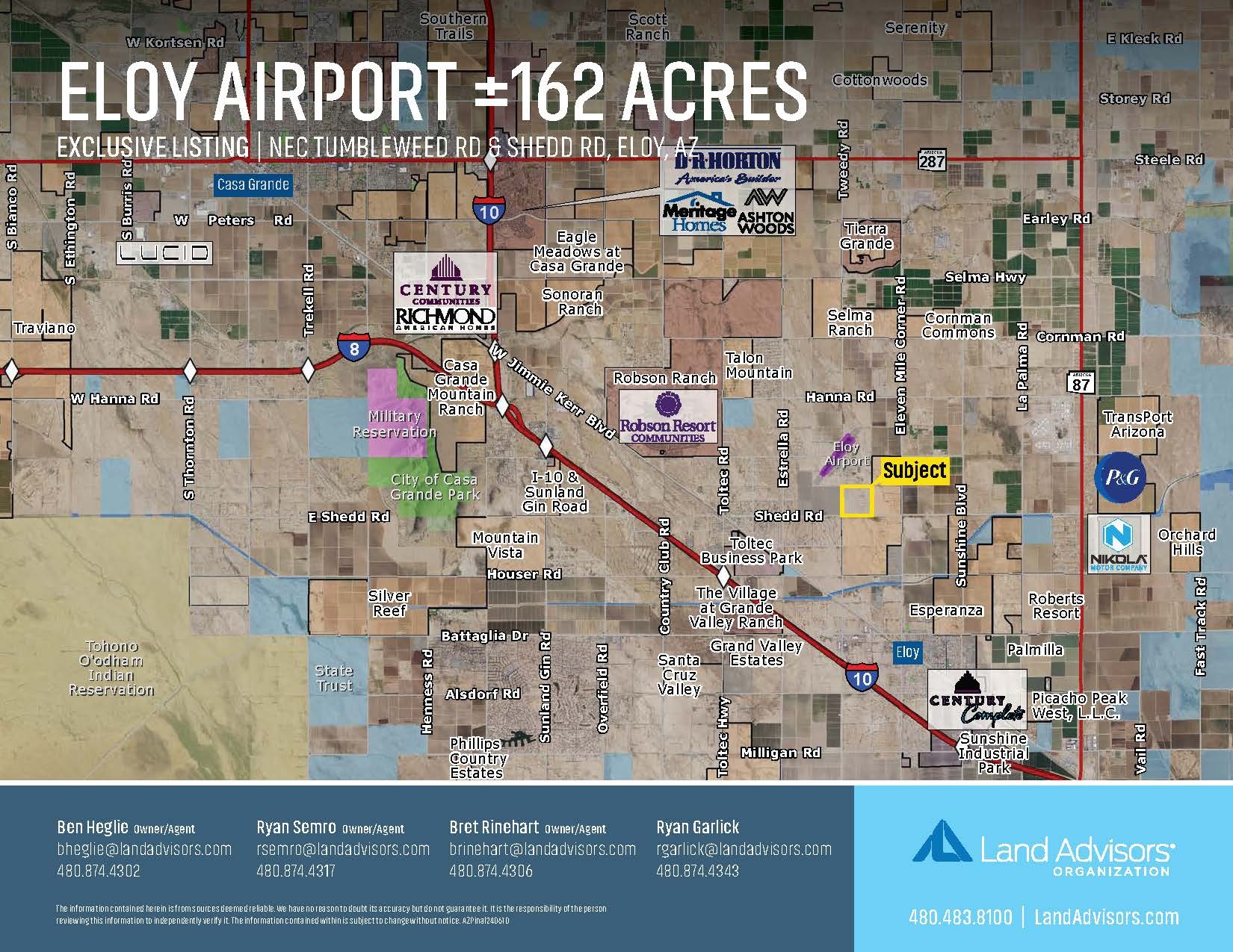 W SHEDD RD, Eloy, AZ for Sale