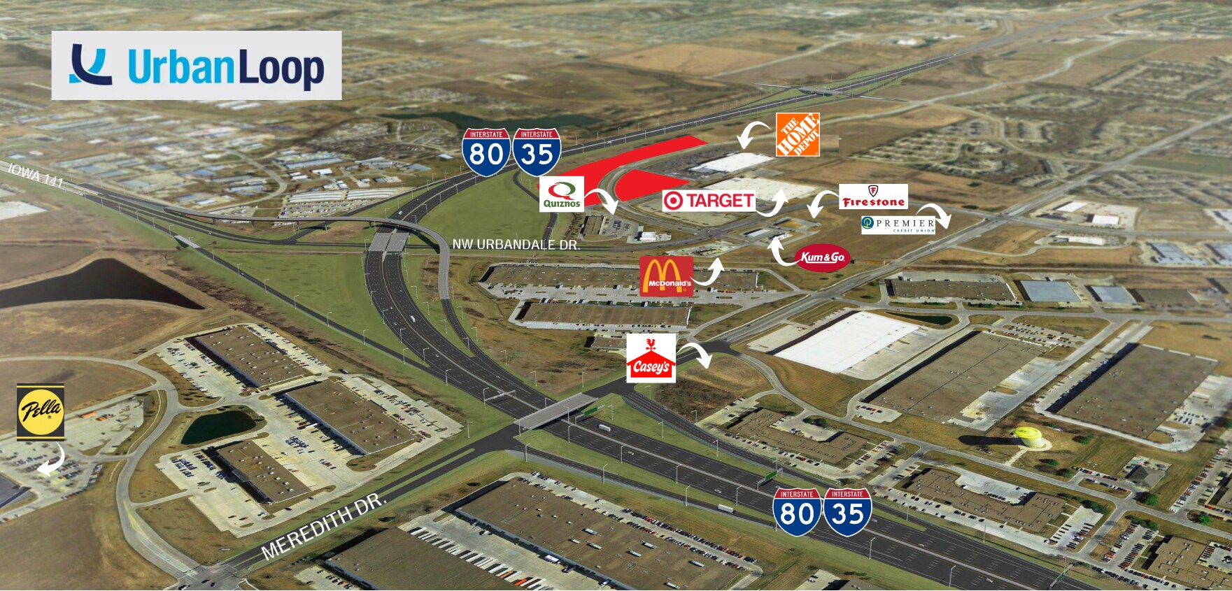 I-35/80, Urbandale, IA for Sale