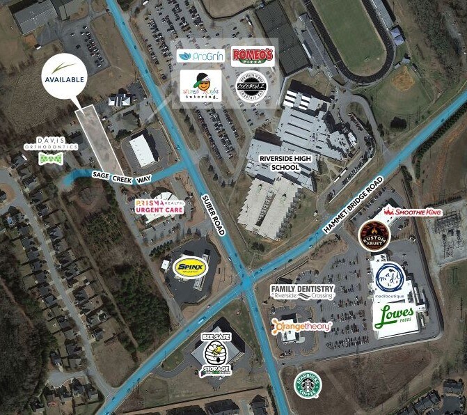 130 Sage Creek Way Greer, SC 29650 Land Property for Sale on