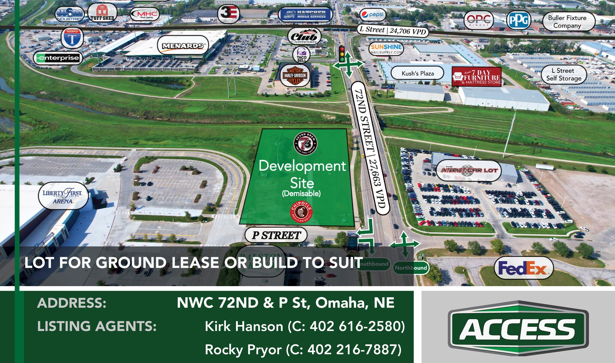 P @ 72nd, Omaha, NE for Rent