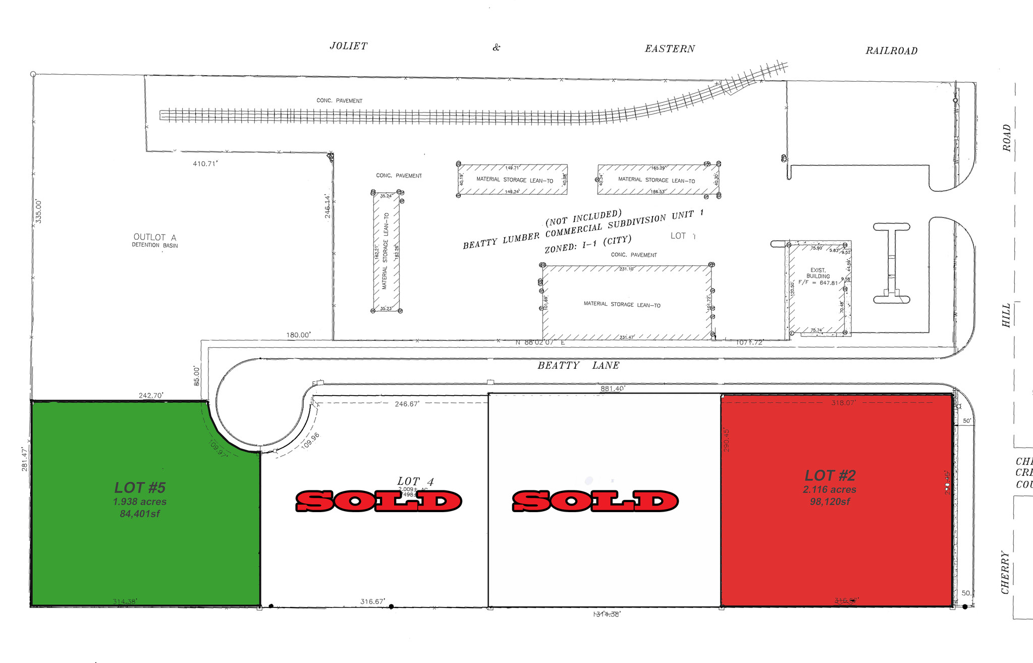 Cherry Hill Rd and Beatty Lane, Joliet, IL for Sale