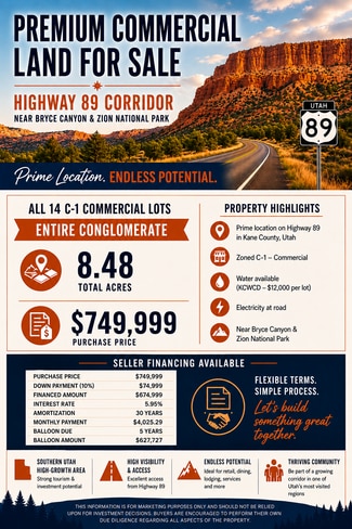 Alton, UT Commercial - N Pecos Dr @ HWY 89 Alton, UT Commercial - N Pecos Dr @ HWY 89