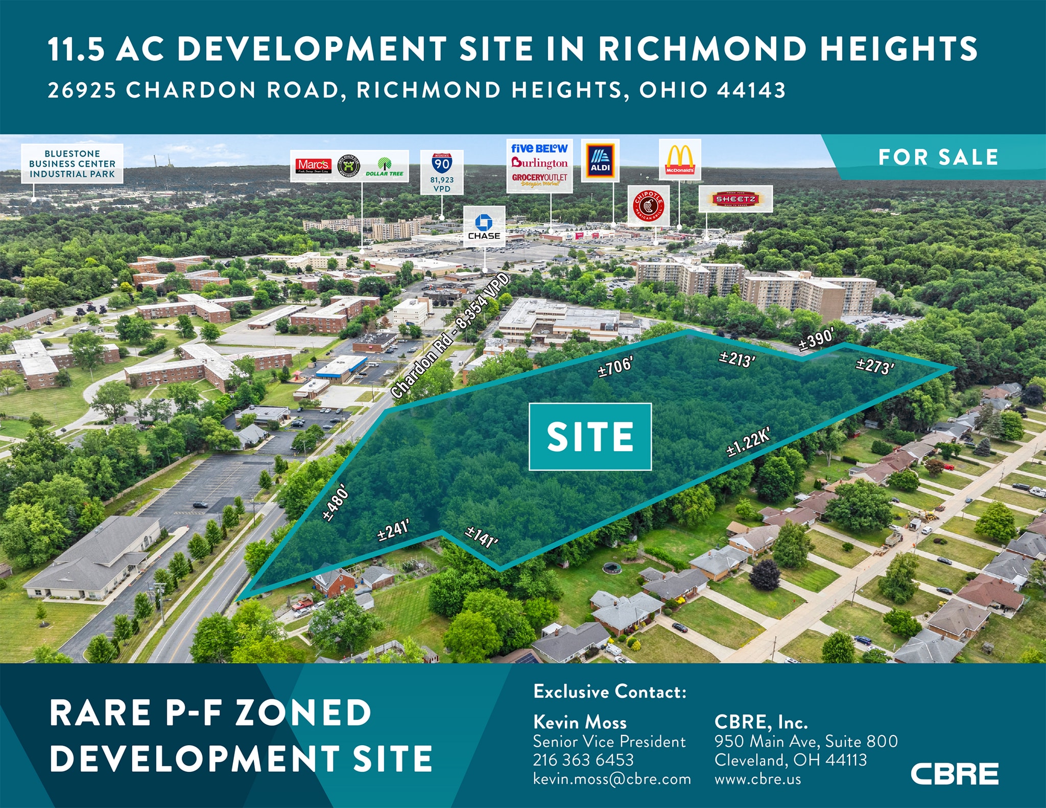 Chardon Rd @ Brush, Richmond Heights, OH for Sale