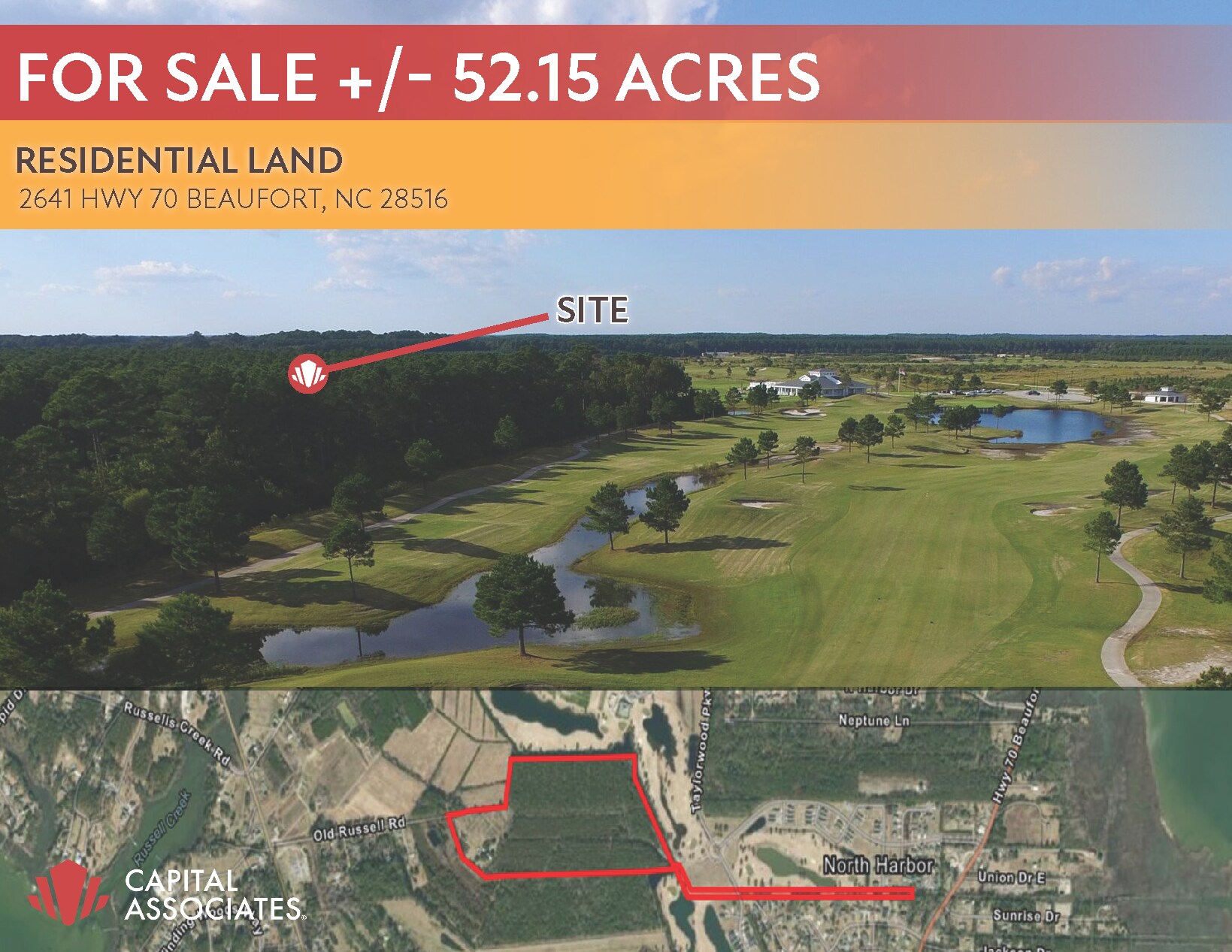 2641 HWY 70 US-70 Hwy, Beaufort, NC for Sale