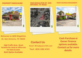 San Antonio, TX Storefront Retail/Office - 1828 Nogalitos