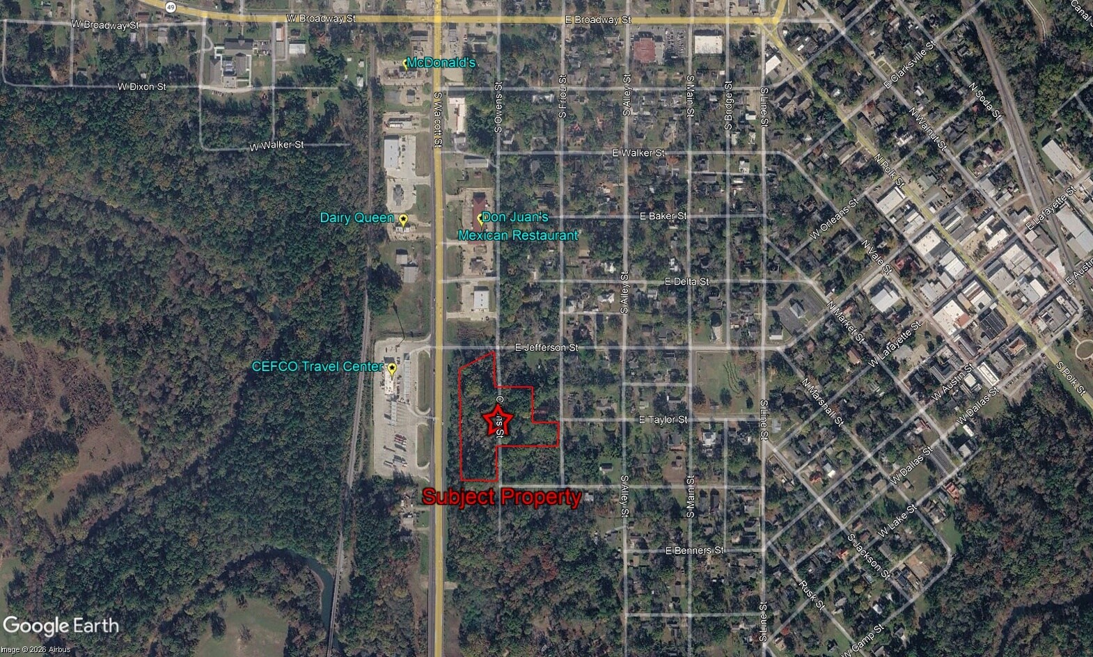 TBD Hwy 59 & Jefferson St, Jefferson, TX for Sale